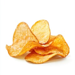 Crispy Potato Chips with Salt and Spices