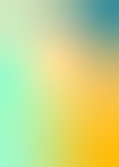 Bright yellow - blue abstract blurred gradient background. Background for design, print and graphic resources. Design: flyers, business cards, banners, packaging.