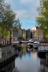 Fototapeta premium Houses of Amstardam, Netherlands