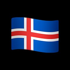 Obraz premium Icelandic Flag