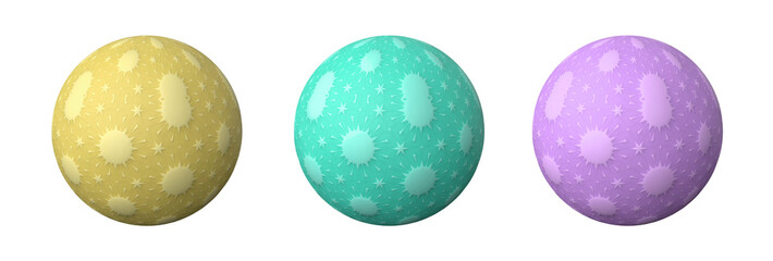 set of spheres transparent png