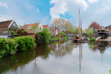 Fototapeta premium skyline of old town Edam