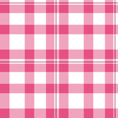 Cultural check texture tartan, pajamas textile fabric. Apartment pattern background plaid seamless in pink color.