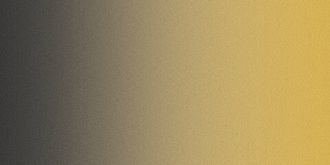 Golden and Gray color background with grainy gradient effect, Abstract golden and charcoal gray holographic blurred grainy gradient background texture