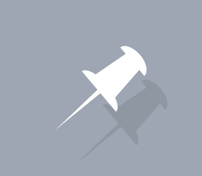 recommend clip art: Vector icon of white color with shadow on gray background