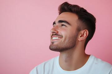 Obraz premium A close up of a man's face