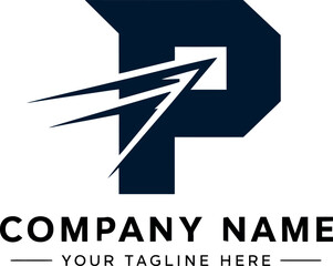 Letter P Modern Logo Design