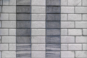 Ceramic tile wall texture. Granite building exterior