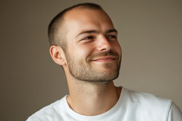 Obraz premium A close up of a man's face