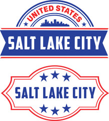 Salt Lake City Vector Set