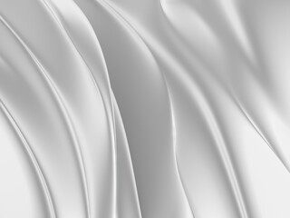 Fototapeta premium White background pattern waves. Wavy texture