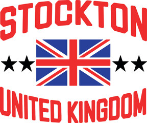 Stockton-on-Tees United Kingdom Vector