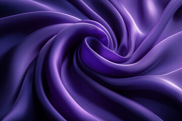 A luxurious vortex of exquisite purple silk