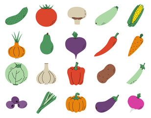 A collection of different vegetables