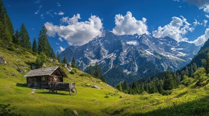 Mountain Cabin in the Alps
