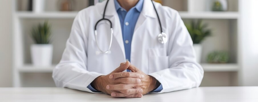 Integrative medicine physician, combining treatments, focus on, holistic approach, surreal, overlay, integrative clinic