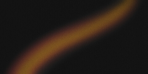 Dark grainy black background, glowing orange and red abstract noise texture shape on black banner 
