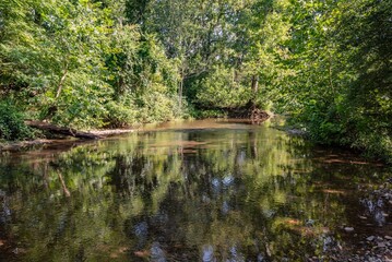 Solitude Along Marsh Creek, Pennsylvania USA