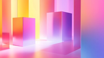 Fototapeta premium Abstract Colorful Geometric Composition