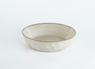 Set of ceramic plates. Plate and tureen.