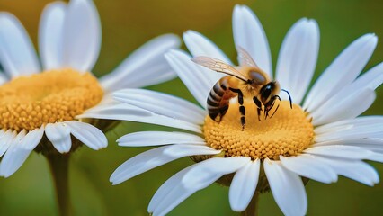 Honeybee on Daisy.