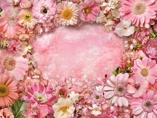 pink background