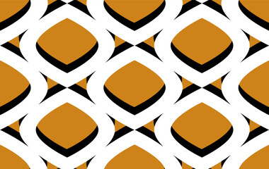 Seamless geometric rhombus pattern. Vector Illustration