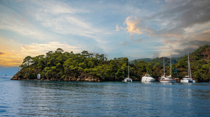 Beautiful Gocek Islands in Turkey