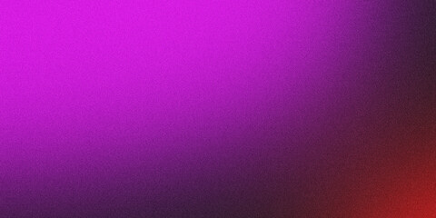 Grainy gradient background in red and purple color. dark color. noise texture. abstract purple-red gradient. background design.