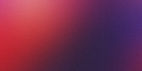 Grainy gradient background in red and purple color. noise texture. abstract purple-red gradient. background design