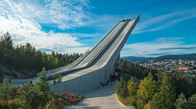 Skiing history in Oslo: Holmenkollen.