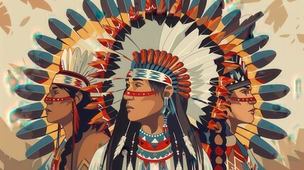 Fototapeta premium Indignenous Peoples Day