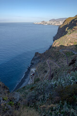 The view towards Funchal from the Cristo Rei viewpoint, Madeira