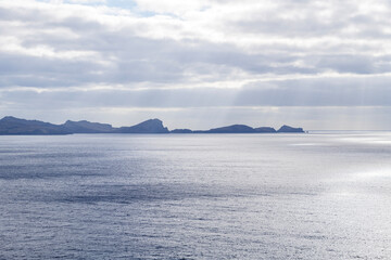 The spectacular coastline  near Pont Da St Lourenco, Madeira