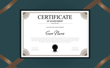 Certificate design templet for university and school
