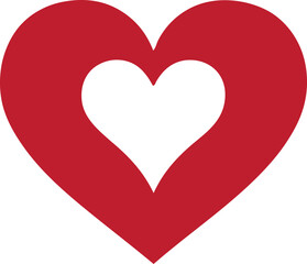 Love hearts art illustration. Heart icon Illustration. Romantic love heart illustration. 