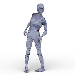 ミイラ女　3DCGレンダリング