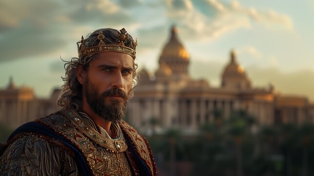 Personagem B&iacute;blico Rei Salom&atilde;o