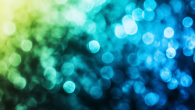 Serene Tones: LinkedIn Profile Background in Blue and Green