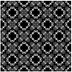 White background with black pattern. Seamless texture for fashion, textile design,  on wall paper, wrapping paper, fabrics and home decor. Simple repeat pattern.