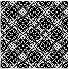 White background with black pattern. Seamless texture for fashion, textile design,  on wall paper, wrapping paper, fabrics and home decor. Simple repeat pattern.