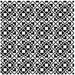 White background with black pattern. Seamless texture for fashion, textile design,  on wall paper, wrapping paper, fabrics and home decor. Simple repeat pattern.