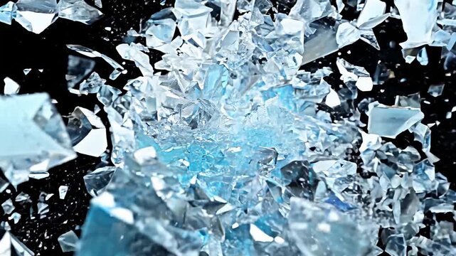 background with ice