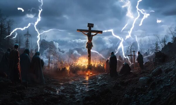 jesus on the cross