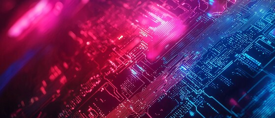 Fototapeta premium Cybersecurity IT banner