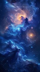 Abstract Background of Milkyway. Galaxy Space Picture
