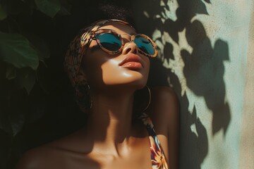 Portrait of a charismatic opinion leader   influencer photography capturing a trendsetting figure