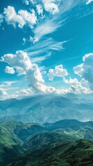 Background of World Environment Day. Colorful Fresh Nature Landscape