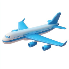 Fototapeta premium 3D cartoon train. on a solid white background