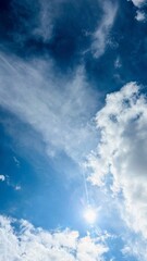 Obraz premium blue sky with clouds
